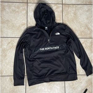 The North Face Men’s Black Half-Zip Hooded Pullover
